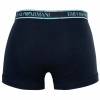 EMPORIO ARMANI mens trunks, 3-pack - CORE LOGOBAND, shorts, stretch cotton Blue M (Medium)