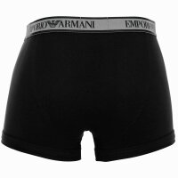 EMPORIO ARMANI Herren Trunks, 3er Pack - CORE LOGOBAND, Shorts, Stretch Cotton Schwarz M