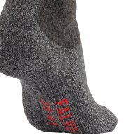 FALKE Herren Trekking-Socken - TK1 Adventure Men, Wandersocken, Starke Polsterung, Merinowolle Dunkelgrau 42-43