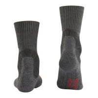 FALKE Men’s Trekking Socks – TK1 Adventure Men, Hiking Socks, Heavy Cushioning, Merino Wool Dark Grey 42-43 (UK 8-9)