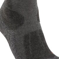 FALKE Men’s Trekking Socks – TK1 Adventure Men, Hiking Socks, Heavy Cushioning, Merino Wool Dark Grey 42-43 (UK 8-9)