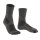 FALKE Herren Trekking-Socken - TK1 Adventure Men, Wandersocken, Starke Polsterung, Merinowolle Dunkelgrau 42-43