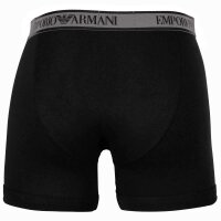 EMPORIO ARMANI mens boxer shorts, 3-pack - CORE LOGOBAND, boxer, stretch cotton Black M (Medium)