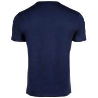 EMPORIO ARMANI Mens T-shirt, 2-pack - ENDURANCE, round neck, stretch cotton Beige/Blue S (Small)