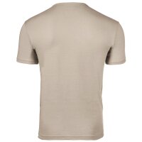 EMPORIO ARMANI Mens T-shirt, 2-pack - ENDURANCE, round neck, stretch cotton Beige/Blue S (Small)