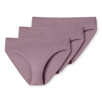 SCHIESSER ladies briefs 3 pack - Jazz-Pants, Cotton Essentials, Basic, Stretch Purple M (Medium)