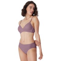 SCHIESSER ladies briefs 3 pack - Jazz-Pants, Cotton Essentials, Basic, Stretch Purple M (Medium)