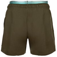 EMPORIO ARMANI Herren Badeshorts - LOGOBAND, Boxer, Beachwear, Logo-Bund, einfarbig Oliv M