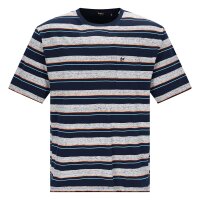 hajo Herren Schlafanzug, kurz - Klima-Light, Rundhals, Pyjama, Shorty, Baumwoll-Mix Blau/Grau M