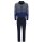 hajo Men lounge suit, long - climate comfort, zip jacket, cotton blend Dark blue L (Large)