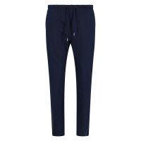 hajo Herren Hausanzug, lang - Soft Sweat, Zip-Jacke, Baumwoll-Mix Blau M