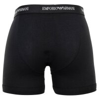 EMPORIO ARMANI mens boxer shorts, 3-pack - CORE LOGOBAND, boxer, stretch cotton Black M (Medium)