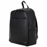 A|X ARMANI EXCHANGE Herren Rucksack - Alex Backpack, Lederimitat, 41x32x14cm (HxBxT) Schwarz One Size