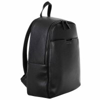 A|X ARMANI EXCHANGE Herren Rucksack - Alex Backpack, Lederimitat, 41x32x14cm (HxBxT) Schwarz One Size