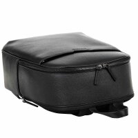 A|X ARMANI EXCHANGE Mens Backpack - Alex Backpack, imitation leather, 41x32x14cm (HxWxD) Black One Size