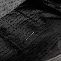 A|X ARMANI EXCHANGE Mens Backpack - Alex Backpack, imitation leather, 41x32x14cm (HxWxD) Black One Size