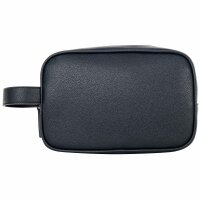 A|X ARMANI EXCHANGE Mens Toiletry Bag - Alex Beauty, Wash Bag, Imitation Leather, 15x22x7cm (HxWxD) Blue One Size