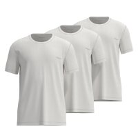 TOM TAILOR Herren T-Shirt, 3er Pack - Rundhals, Kurzarm, Single Jersey, Baumwolle, einfarbig Weiß M