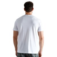 TOM TAILOR Herren T-Shirt, 3er Pack - Rundhals, Kurzarm, Single Jersey, Baumwolle, einfarbig Weiß M