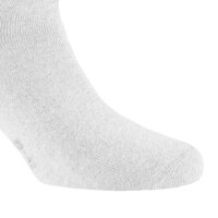 Rohner Basic Unisex Quarter Socken, 3er Pack - Sport Quarter, Baumwollmischung, einfarbig Weiß 35-38