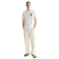 SCOTCH&SODA Herren T-Shirt - Front & Back Artwork Tee, Regular Fit, Print, Rundhals, Kurzarm Weiß M