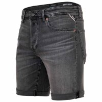 REPLAY Herren Jeansshorts - Super Stretch Denim, Tapered Fit Grau 30W