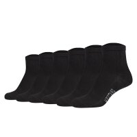 Mustang Womens Quarter Socks, 6-Pack - Casual Organic...