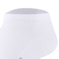 Mustang Damen Sneakersocken, 6er Pack - Casual Organic Cotton Sneaker, uni Weiß 35-38