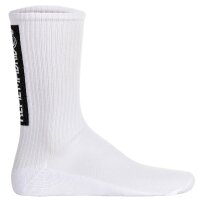 Real Madrid Unisex Socken, 7er Pack - Tennis Socks, Schriftzug-Logo, Baumwollmischung, einfarbig Weiß 35-38