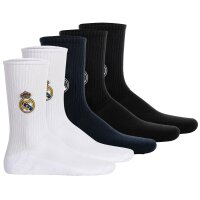 Real Madrid Unisex Socken, 5er Pack - Tennis Embroidery...