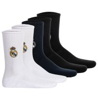 Real Madrid Unisex Socks, 5-Pack – Tennis...