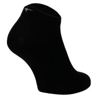 Tamaris Damen Sneakersocken, 3er Pack - Comfort Cotton Sneaker, einfarbig Schwarz 35-38