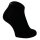 Tamaris Damen Sneakersocken, 3er Pack - Comfort Cotton Sneaker, einfarbig Schwarz 35-38