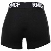 Real Madrid Men’s Boxer Shorts, 5-Pack - Boxer Briefs, Cotton Blend, Logo Waistband, Solid Color Black S (Small)