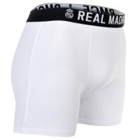 Real Madrid Boys Boxer Shorts, 5-Pack - Boxer Trunks, Cotton Blend, Logo Waistband, Plain White/Navy/Black 116