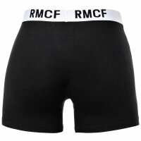 Real Madrid Jungen Boxershorts, 5er Pack - Boxer Trunks, Baumwollmischung, Logobund, einfarbig Weiß/Dunkelblau/Schwarz 116