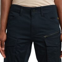 G-STAR Herren Cargoshorts - Rovic Zip Regular Short, kurz, Premium Mico Stretch, einfarbig Dunkelblau 30W