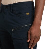 G-STAR Herren Cargoshorts - Rovic Zip Regular Short, kurz, Premium Mico Stretch, einfarbig Dunkelblau 30W