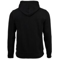 Champion Herren Hoodie - Hooded Sweatshirt, Pullover, kleines Logo, Kapuze, einfarbig Schwarz M