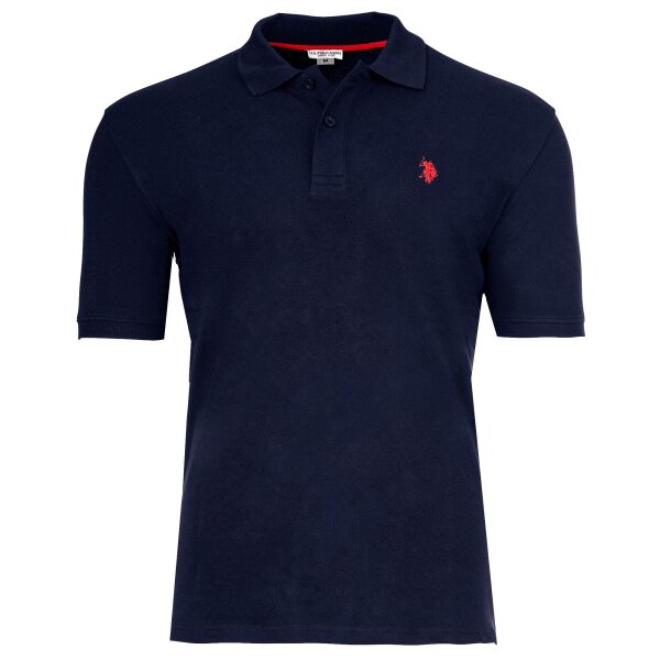 U.S. POLO ASSN. mens polo shirt - piqué, embroidered logo, cotton stretch Dark blue 3XL (XXX-Large)