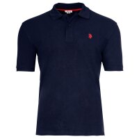 U.S. POLO ASSN. Herren Poloshirt - Piquet, Logo-Stickerei, Cotton Stretch Dunkelblau 3XL