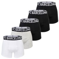 FC Barcelona Men’s Boxer Shorts, 5-Pack - Boxer...