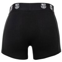 FC Barcelona Herren Boxershorts, 5er Pack - Boxer Briefs, Baumwollmischung, Logobund, einfarbig Schwarz S