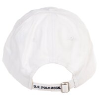 U.S. POLO ASSN. Unisex Cap - Logo, cotton, plain colour White One Size
