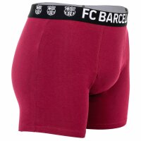 FC Barcelona Boys’ Boxer Shorts, 5-Pack – Boxer Trunks, Cotton Blend, Logo Waistband, Solid Color Black/Grey/White/Blue/Red 116