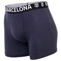 FC Barcelona Boys’ Boxer Shorts, 5-Pack – Boxer Trunks, Cotton Blend, Logo Waistband, Solid Color Black/Grey/White/Blue/Red 116