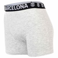 FC Barcelona Boys’ Boxer Shorts, 5-Pack – Boxer Trunks, Cotton Blend, Logo Waistband, Solid Color Black/Grey/White/Blue/Red 116