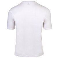 FC Barcelona Herren T-Shirts, 5er Pack - U-Neck Undershirts, Baumwolle, Rundhals, Logo, einfarbig Weiß S