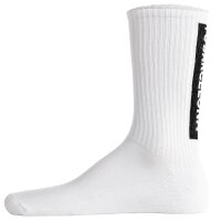 FC Barcelona Unisex Socken, 7er Pack - Tennis Socks, Schriftzug-Logo, Baumwollmischung, einfarbig Weiß 35-38