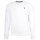 U.S. POLO ASSN. Herren Sweatshirt - Diagonal Fleece Carbon Finish, Rundhals, Baumwolle Weiß M